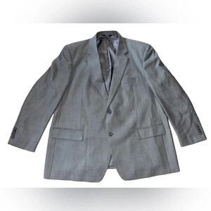 Joseph & Feiss Gold 100% Wool Gray  Buttons Blazer Sport Jacket 48R